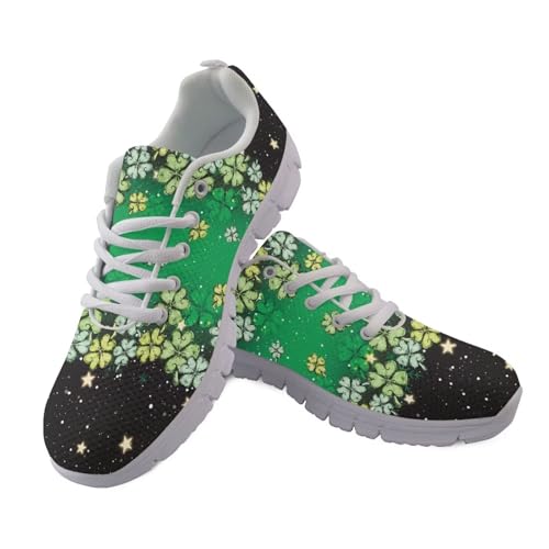 JUDENTIDOS Damen-Laufschuhe, atmungsaktive Tennisschuhe, Netzstoff, Walking-Sneaker, St Patrick S Day Green Leaves, 36 EU JUDENTIDOS Damen-Laufschuhe, atmungsaktive Tennisschuhe, Netzstoff, Walking-Sneaker, St Patrick S Day Green Leaves, 36 EU von JUDENTIDOS