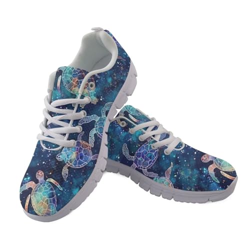 JUDENTIDOS Damen Laufschuhe Leichte rutschfeste Atmungsaktive Walkingschuhe, Blaue Meeresschildkröte, 42.5 EU JUDENTIDOS Damen Laufschuhe Leichte rutschfeste Atmungsaktive Walkingschuhe, Blaue Meeresschildkröte, 42.5 EU von JUDENTIDOS