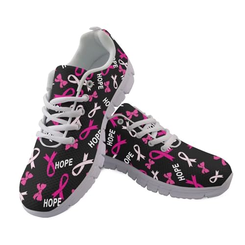 JUDENTIDOS Damen Laufschuhe Leichte rutschfeste Atmungsaktive Walkingschuhe, Brustkrebs Bewusstsein, 44.5 EU JUDENTIDOS Damen Laufschuhe Leichte rutschfeste Atmungsaktive Walkingschuhe, Brustkrebs Bewusstsein, 44.5 EU von JUDENTIDOS