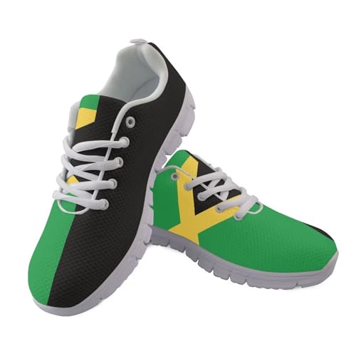 JUDENTIDOS Damen Laufschuhe Leichte rutschfeste Atmungsaktive Walkingschuhe, Jamaikanische Flagge, 43.5 EU JUDENTIDOS Damen Laufschuhe Leichte rutschfeste Atmungsaktive Walkingschuhe, Jamaikanische Flagge, 43.5 EU von JUDENTIDOS