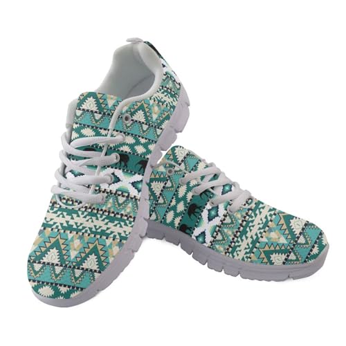 JUDENTIDOS Damen Laufschuhe Leichte rutschfeste Atmungsaktive Walkingschuhe, Southwestern Navajo Aztec Indianer, 43.5 EU JUDENTIDOS Damen Laufschuhe Leichte rutschfeste Atmungsaktive Walkingschuhe, Southwestern Navajo Aztec Indianer, 43.5 EU von JUDENTIDOS