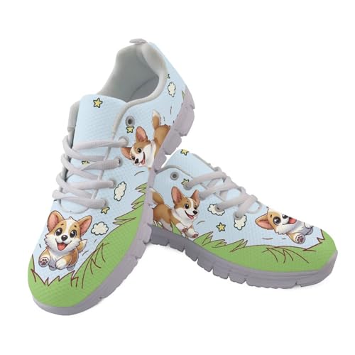 JUDENTIDOS Damen-Wanderschuhe, Turnschuhe, Tennisschuhe, leicht, Reisen, Tennisschuhe, Lustiger Corgi, 39 EU JUDENTIDOS Damen-Wanderschuhe, Turnschuhe, Tennisschuhe, leicht, Reisen, Tennisschuhe, Lustiger Corgi, 39 EU von JUDENTIDOS