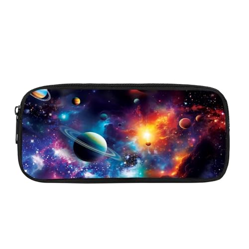 JUDENTIDOS Federmäppchen, Schreibwaren, Aufbewahrungstasche, Geldbörse für Mädchen und Jungen, Planet Space Stars, Taschen-Organizer von JUDENTIDOS