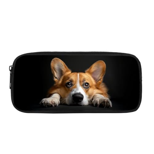 JUDENTIDOS Federmäppchen für Jungen und Mädchen, großes Fassungsvermögen, Stiftehalter, Schreibwaren-Aufbewahrungstaschen, Galaxy Wolf, Taschen-Organizer von JUDENTIDOS