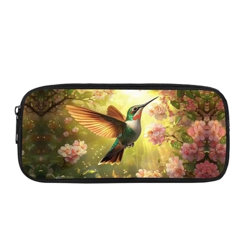 JUDENTIDOS Federmäppchen für Jungen und Mädchen, großes Fassungsvermögen, Stiftehalter, Schreibwaren-Aufbewahrungstaschen, Neon Meeresschildkröte, Taschen-Organizer von JUDENTIDOS