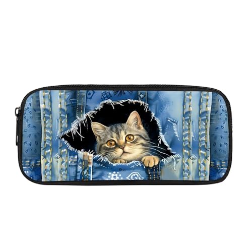 JUDENTIDOS Federmäppchen für Jungen und Mädchen, großes Fassungsvermögen, Stiftehalter, Schreibwaren-Aufbewahrungstaschen, Southwest Indianer Sonnenblume Libelle, Taschen-Organizer von JUDENTIDOS