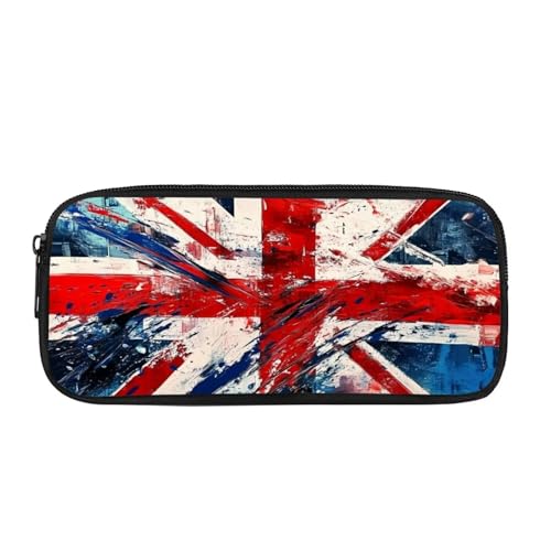 JUDENTIDOS Federmäppchen für Kinder, Mädchen, Jungen, Schule, Schreibwaren, Geldbörse, Organizer, Union Jack Design, Taschen-Organizer von JUDENTIDOS