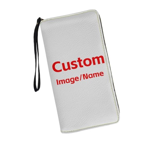 JUDENTIDOS Individuelle Handgelenk-Geldbörsen für Damen, Leder, Clutch, langer Reißverschluss, RFID-Kreditkartenhalter, Custom, Einheitsgröße JUDENTIDOS Individuelle Handgelenk-Geldbörsen für Damen, Leder, Clutch, langer Reißverschluss, RFID-Kreditkartenhalter, Custom, Einheitsgröße von JUDENTIDOS
