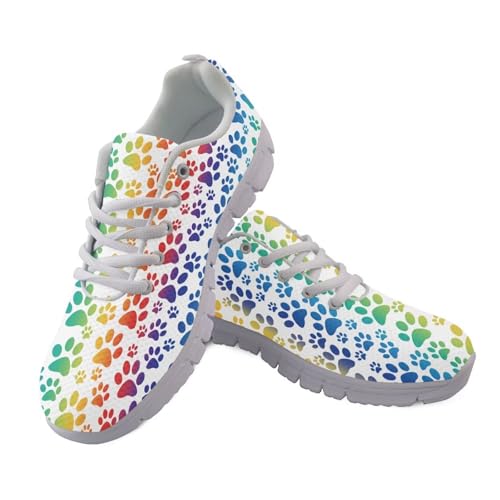 JUDENTIDOS Schuhe für Damen und Herren, Straßenlauf, athletisch, Walking, Tennis, Sneaker, Strandschuhe, Rainbow Paws, 39 EU JUDENTIDOS Schuhe für Damen und Herren, Straßenlauf, athletisch, Walking, Tennis, Sneaker, Strandschuhe, Rainbow Paws, 39 EU von JUDENTIDOS