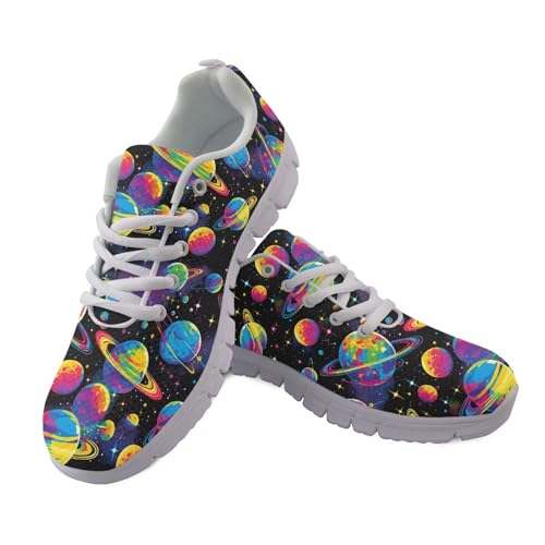 JUDENTIDOS Schuhe für Herren Damen Walking Laufschuhe Sneaker Joggingschuhe, Neon Bright Space Planet, 38 EU JUDENTIDOS Schuhe für Herren Damen Walking Laufschuhe Sneaker Joggingschuhe, Neon Bright Space Planet, 38 EU von JUDENTIDOS