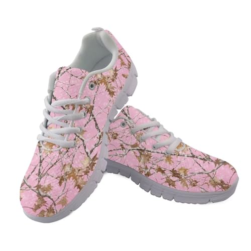 JUDENTIDOS Schuhe für Herren Damen Walking Laufschuhe Sneaker Joggingschuhe, Pink Camo Hunting, 45 EU von JUDENTIDOS