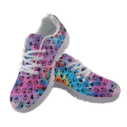 JUDENTIDOS Sneakers für Damen und Herren, leichte Tennisschuhe, rutschfest, Fitnessstudio, Workout-Schuhe, atmungsaktives Netzgewebe, Laufschuhe, Walkingschuhe, Bunte Pfotenabdrücke, 43.5 EU JUDENTIDOS Sneakers für Damen und Herren, leichte Tennisschuhe, rutschfest, Fitnessstudio, Workout-Schuhe, atmungsaktives Netzgewebe, Laufschuhe, Walkingschuhe, Bunte Pfotenabdrücke, 43.5 EU von JUDENTIDOS