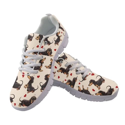 JUDENTIDOS Sneakers für Damen und Herren, leichte Tennisschuhe, rutschfest, Fitnessstudio, Workout-Schuhe, atmungsaktives Netzgewebe, Laufschuhe, Walkingschuhe, Lustiger Dackel, 42.5 EU JUDENTIDOS Sneakers für Damen und Herren, leichte Tennisschuhe, rutschfest, Fitnessstudio, Workout-Schuhe, atmungsaktives Netzgewebe, Laufschuhe, Walkingschuhe, Lustiger Dackel, 42.5 EU von JUDENTIDOS