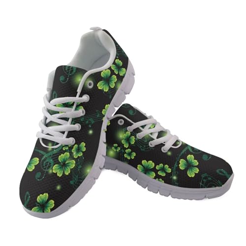 JUDENTIDOS Sneakers für Damen und Herren, leichte Tennisschuhe, rutschfest, Fitnessstudio, Workout-Schuhe, atmungsaktives Netzgewebe, Laufschuhe, Walkingschuhe, St. Patricks Day Musiknoten, 42.5 EU JUDENTIDOS Sneakers für Damen und Herren, leichte Tennisschuhe, rutschfest, Fitnessstudio, Workout-Schuhe, atmungsaktives Netzgewebe, Laufschuhe, Walkingschuhe, St. Patricks Day Musiknoten, 42.5 EU von JUDENTIDOS