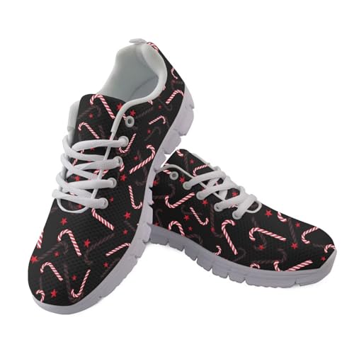 JUDENTIDOS Sneakers für Damen und Herren, leichte Tennisschuhe, rutschfest, Fitnessstudio, Workout-Schuhe, atmungsaktives Netzgewebe, Laufschuhe, Walkingschuhe, Weihnachtliche Zuckerstange, 38 EU JUDENTIDOS Sneakers für Damen und Herren, leichte Tennisschuhe, rutschfest, Fitnessstudio, Workout-Schuhe, atmungsaktives Netzgewebe, Laufschuhe, Walkingschuhe, Weihnachtliche Zuckerstange, 38 EU von JUDENTIDOS