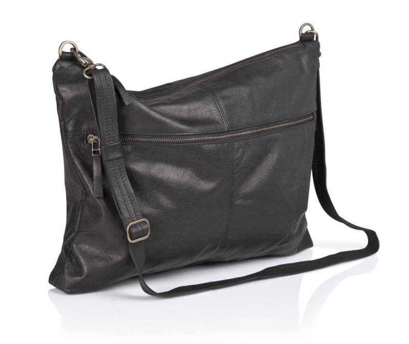 2In1 Schwarze Ledertasche Frauen Weiche Sale Leder Umhängetasche Crossbody Tasche Messenger Bag Oversize Clutch von JUDtlv