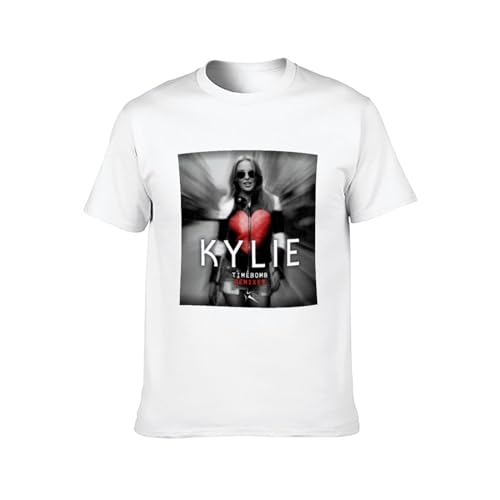 Men's Casual Shirt Kylie Minogue Timebomb Cool and Breathable White M Men's Casual Shirt Kylie Minogue Timebomb Cool and Breathable White M von JUEBANG