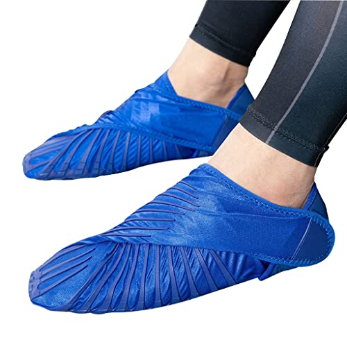 JUEMISSA Indoor-Fitnessschuhe Fünf-Finger-Turnschuhe Yoga-Laufbandschuhe tragbare Wickelschuhe Barfußschuhe (Color : Blau, S : 39 EU) von JUEMISSA