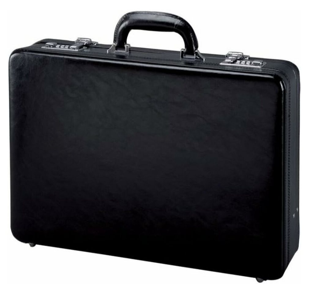 JÜSCHA Aktentasche Alassio Aktenkoffer TAORMINA Leder schwarz von JÜSCHA