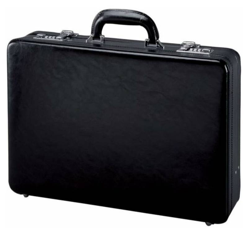 JÜSCHA Aktentasche Alassio Aktenkoffer TAORMINA Leder schwarz von JÜSCHA