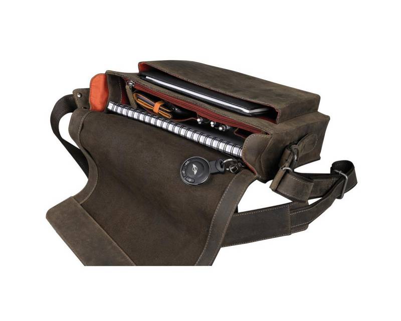 JÜSCHA Umhängetasche Pride & Soul Aktentasche CANDY 47137 32x25x115cm Echtleder braun von JÜSCHA