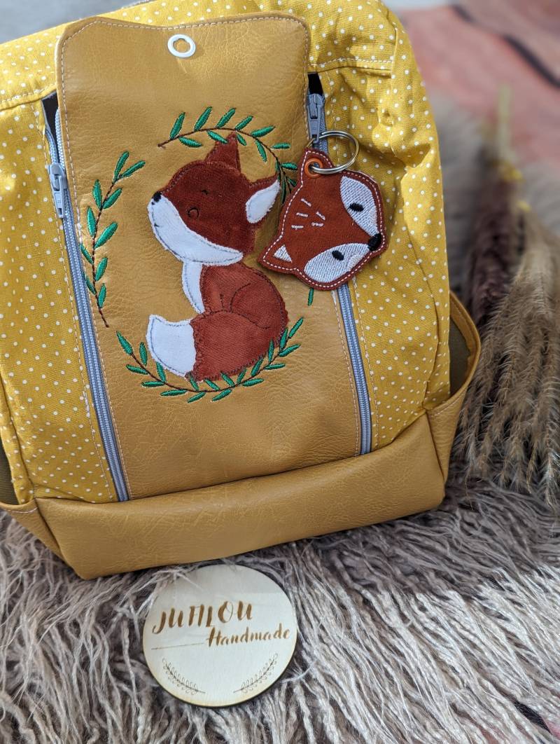 Schöner Handgemachter Kindergartenrucksack Mit Namen Schöner Handgemachter Kindergartenrucksack Mit Namen von JUFILOUHandmade