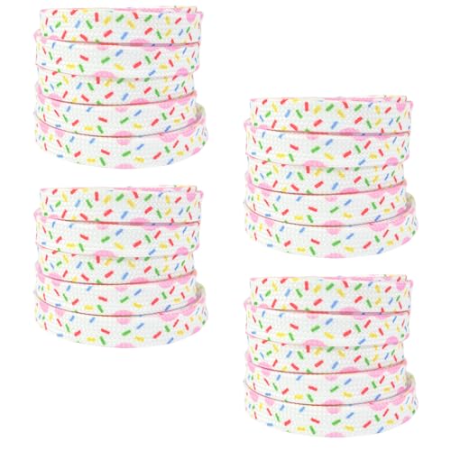 JUGUTA 2 Paar Schnü Rsenkel, Sticker Bunte Schnürsenkel,Accessoires, Accessoires,Armband Merch Pin Bunt Sportschuhe(B) von JUGUTA