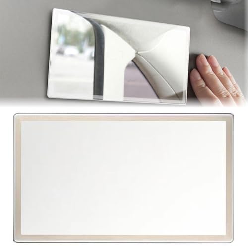 JUGUTA Auto Sonnenblende Spiegel Auto Kosmetikspiegel Aus Edelstahl Elbstklebender Schminkspiegel Fahrzeug Kosmetik Make-Up Spiegel Innenspiegel Autos Sitzrückenspiegel For Autos Wohnwagen Frau von JUGUTA