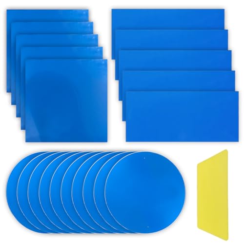 JUGUTA Selbstklebende Reparaturflicken Pool, 20 Stück Wasserfeste Reparatur Patch Tape Pvc Pool Reparaturset, Unterwasser Reparatur Pool Flicken Für Wasserbett Schwimmbäder Aufblasbares Boot von JUGUTA