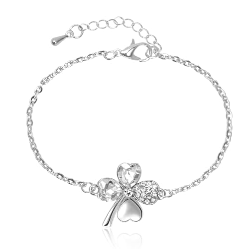 JUGUTA Silber Armband Für Verstellbare Armkette Damen Mit Filigran Und Blütenanhänger Schmuck Für Frauen Und Mädchen Als Geschenk von JUGUTA