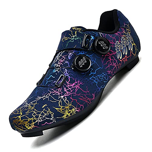 JUHUYP Fahrradschuhe Herren Damen Radschuhe Rennradschuhe MTB Schuhe Kompatibel mit SPD SPD-SL Radsportschuhe von JUHUYP