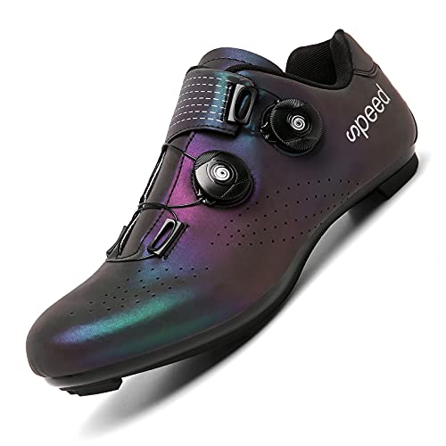 JUHUYP Fahrradschuhe Herren Damen Radschuhe Rennradschuhe MTB Schuhe Kompatibel mit SPD SPD-SL Radsportschuhe von JUHUYP