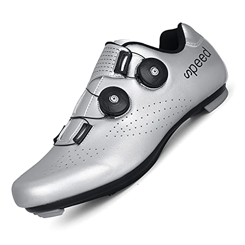 JUHUYP Fahrradschuhe Herren Damen Radschuhe Rennradschuhe MTB Schuhe Kompatibel mit SPD SPD-SL Radsportschuhe von JUHUYP