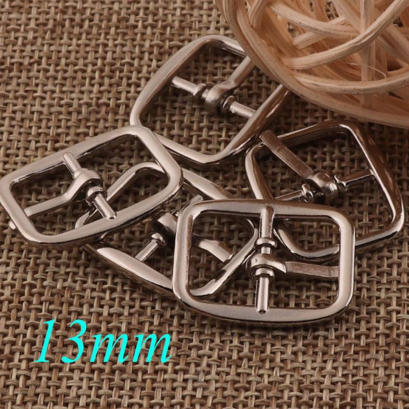 1/2 "Silber Schieber Schnalle, 10 Stück Mittelstange Metall Gurtband Geldbörse Riemenversteller Verstellbare Taschenschnallen Handtasche Gurthalter von JUIYTREEHOUSE