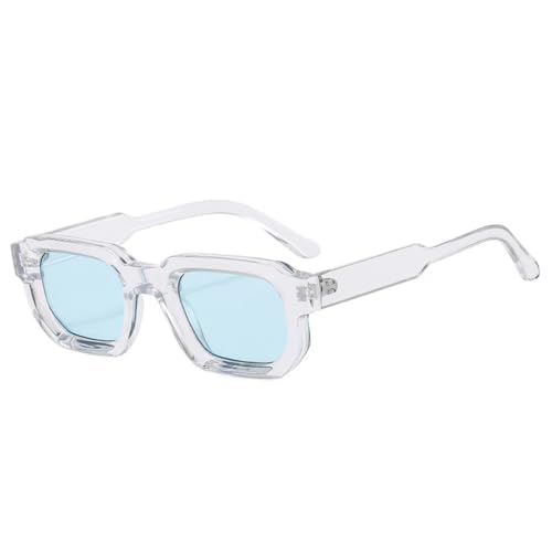 JUJNTNT Beliebte Sonnenbrillen für Damen UV400 (Transparent Blau) von JUJNTNT