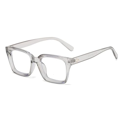 JUJNTNT Retro-Nieten Damen-Brillenrahmen (Grau) von JUJNTNT