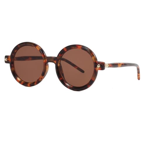 JUJNTNT Runde Sonnenbrillen mit zwei Farben für Damen und Herren, Retro-Brillenrahmen (10) von JUJNTNT