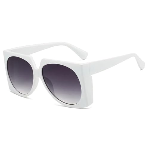 JUJNTNT Sonnenbrillen für Damen (Weiß-Grau) von JUJNTNT