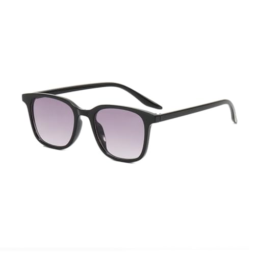 JUJNTNT Ultraleichte Retro-Sonnenbrille für Damen und Herren, beliebte Kontrastfarbe, matter Farbverlauf, UV400 (3) von JUJNTNT