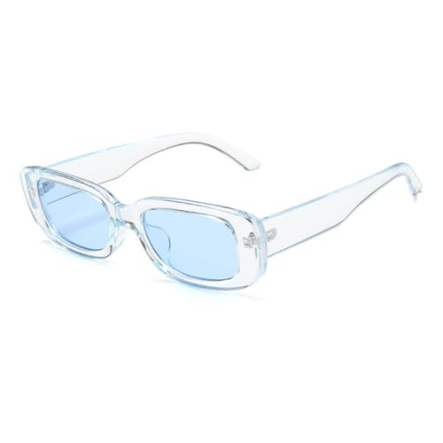 JUJNTNT Vintage Rechteckige Sonnenbrille für Damen Herren Ocean Film Uv400(3) von JUJNTNT