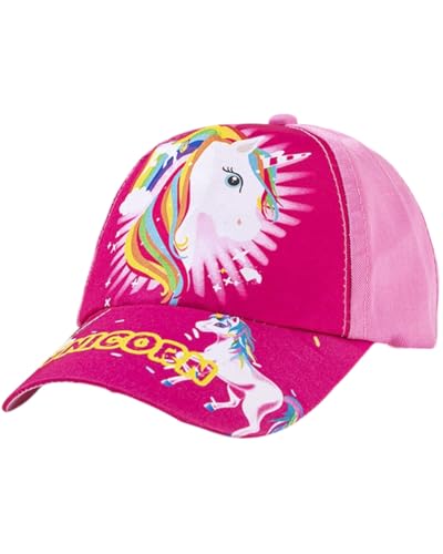 JUKOTA 1 Stück Mädchen Baseballkappe Verstellbarer,Einhorn-Baseballkappe für Mädchen,Kinder Baumwolle Mädchen Baseball Mütze Sonnenhut（03） von JUKOTA
