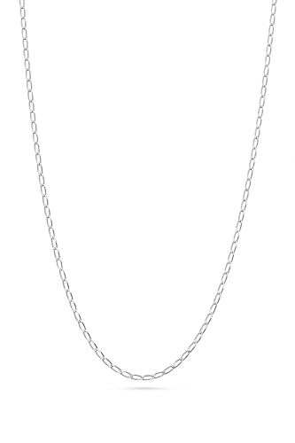 JUKSEREI Halskette Damen Amber Necklace Silber - Elegante Kette Silber 925 48 cm - JUK-NCH653s von JUKSEREI