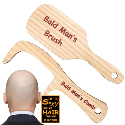 JULEASEL Lustiger Kamm für kahlköpfige Männer, Geschenk für Glatzköpfchen, Geschenk für Männer, Haarausfall, Scherzgeschenk, Kamm für Glatzköpfe, Geschenk für Glatzköpfe, Party, Geburtstag, für JULEASEL Lustiger Kamm für kahlköpfige Männer, Geschenk für Glatzköpfchen, Geschenk für Männer, Haarausfall, Scherzgeschenk, Kamm für Glatzköpfe, Geschenk für Glatzköpfe, Party, Geburtstag, für von JULEASEL