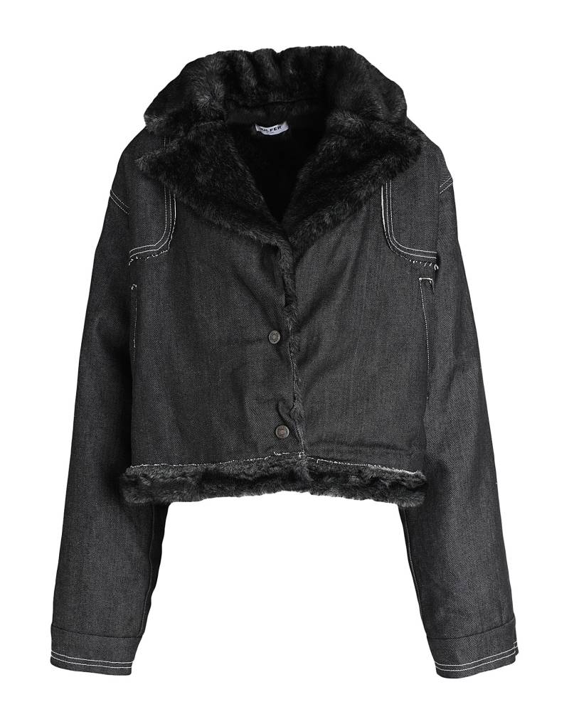 JULFER Jeansjacke/-mantel Damen Schwarz von JULFER