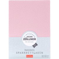 JULIUS ZÖLLNER Spannbetttuch Frottee rosa von JULIUS ZÖLLNER