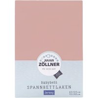 JULIUS ZÖLLNER Spannbetttuch Jersey blush 40 x 90 cm von JULIUS ZÖLLNER