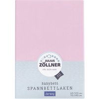 JULIUS ZÖLLNER Spannbetttuch Jersey rosa von JULIUS ZÖLLNER