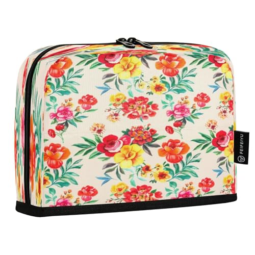 JUMBEAR Buntes Aquarell-Blumen-Federmäppchen, großes Fassungsvermögen, Stifteetui, Tasche, Schreibwaren, Schreibtisch-Organizer, Kosmetiktasche mit Reißverschluss für Schule, Büro, Reisen JUMBEAR Buntes Aquarell-Blumen-Federmäppchen, großes Fassungsvermögen, Stifteetui, Tasche, Schreibwaren, Schreibtisch-Organizer, Kosmetiktasche mit Reißverschluss für Schule, Büro, Reisen von JUMBEAR