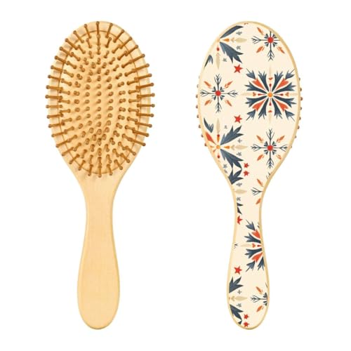 JUMBEAR Dreamy Christmas Snowflakes Haarbürste, massierende Kopfhaut, Bambus-Paddel-Haarbürste für alle Frisuren, reduziert Verfilzungen und Haarbruch, fördert das Haarwachstum JUMBEAR Dreamy Christmas Snowflakes Haarbürste, massierende Kopfhaut, Bambus-Paddel-Haarbürste für alle Frisuren, reduziert Verfilzungen und Haarbruch, fördert das Haarwachstum von JUMBEAR