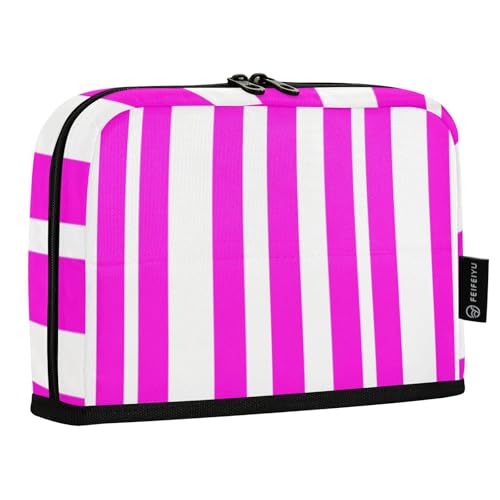 JUMBEAR Federmäppchen, gestreift, großes Fassungsvermögen, Schreibwaren, Schreibtisch-Organizer, Kosmetiktasche mit Reißverschluss, für Schule, Büro, Reisen JUMBEAR Federmäppchen, gestreift, großes Fassungsvermögen, Schreibwaren, Schreibtisch-Organizer, Kosmetiktasche mit Reißverschluss, für Schule, Büro, Reisen von JUMBEAR